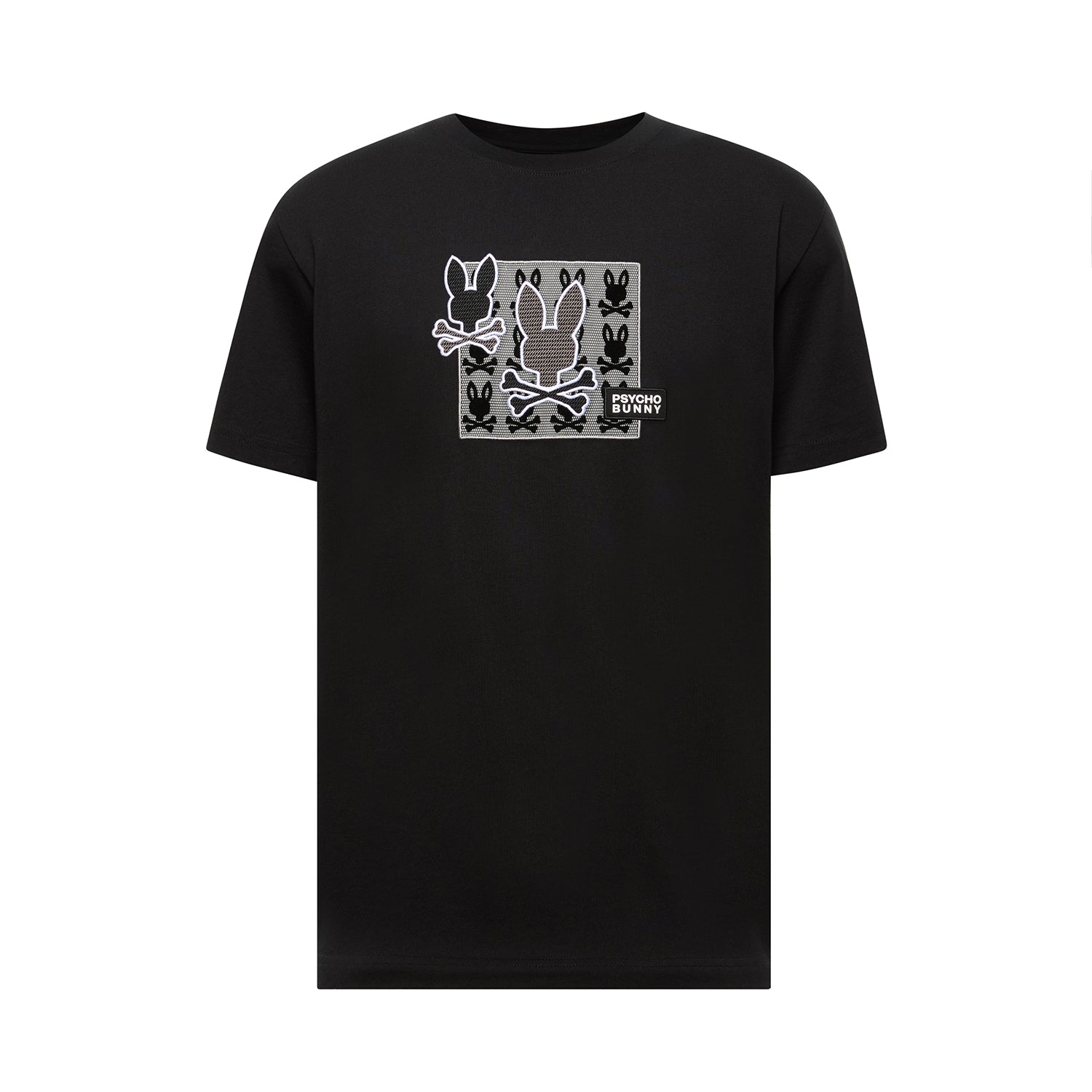Psycho Bunny "Varen" Graphic Tee (Black)
