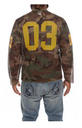 Billionaire Boys Club "Camo Curve" LS Knit Tee (Boxy Fit) (Cypress)