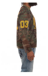 Billionaire Boys Club "Camo Curve" LS Knit Tee (Boxy Fit) (Cypress)