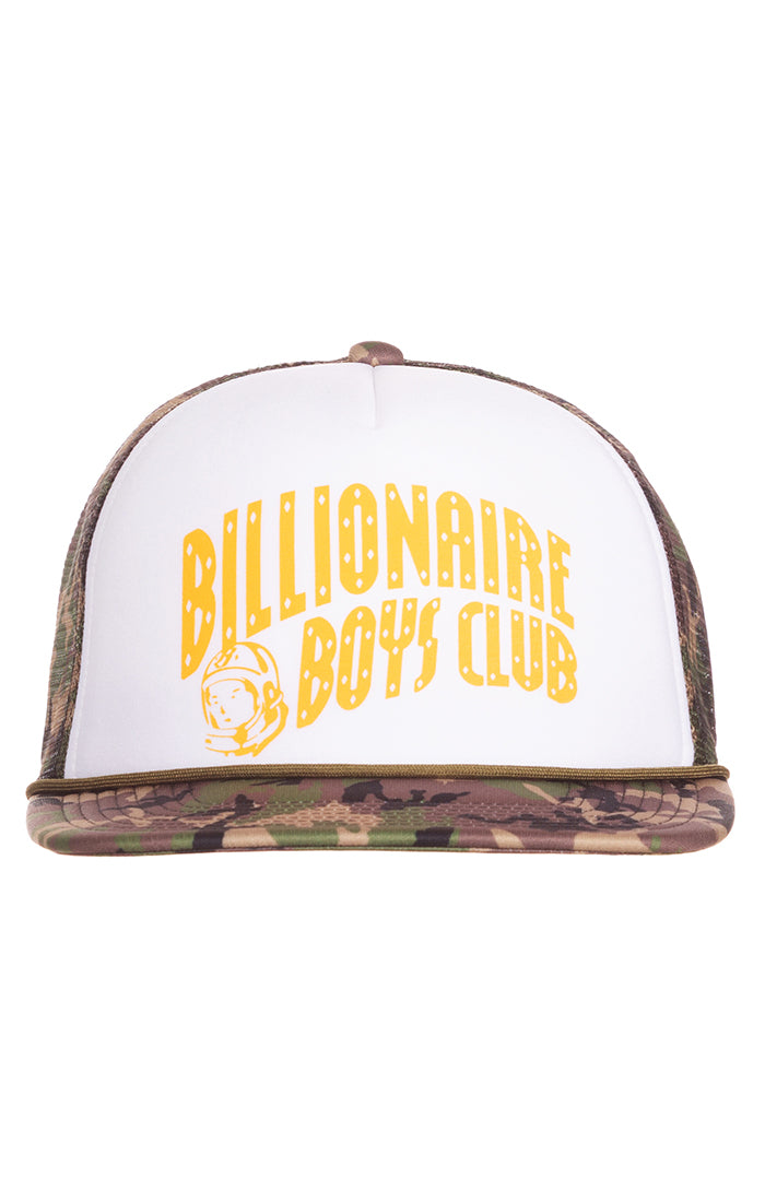 Billionaire Boys Club Camo Trucker Hat (Cypress) - Billionaire Boys Club